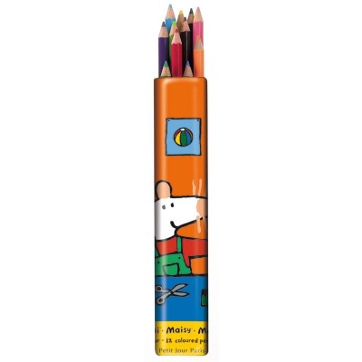 12 crayons de couleur mimi la souris - petit jour paris  Petit Jour    800025